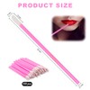 VIVIIHOO Pack of 100 Disposable Lip Brushes, Lipstick Makeup Brush,