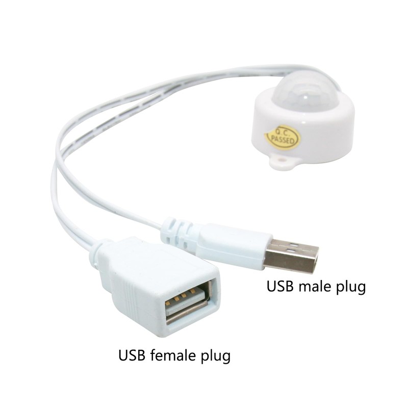 Mini LED PIR Motion Sensor Switch, DC 5-24V 2A Infrared