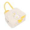Lunch Bag Cartoon Duck Pattern Waterproof Zipper Closure Sturdy Handle