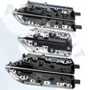Door Trim Molding Kit Black Wood Grain 6pcs for Interior