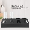 Universal 4 Holes Soda Bottle Drain Drying Rack Dish Drainer