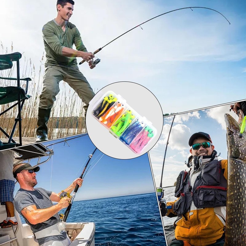 Soft Baits for Bass Fishing - 25X T Tail Soft