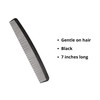 McKesson Plastic Hair Comb, Single Patient Use, Black, 7 in,