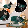 FUAMEY Dog Christamas Sweater, Warm Dog Sweater Classic Snowflake New