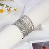 MILAKOO Layered Stackable Bangle Set for Women Trendy Minimlist Textured
