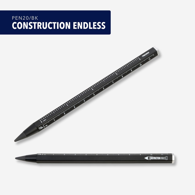 TROIKA Multi Tasking Pencil with Sustainable Continuous Aluminium and Metal