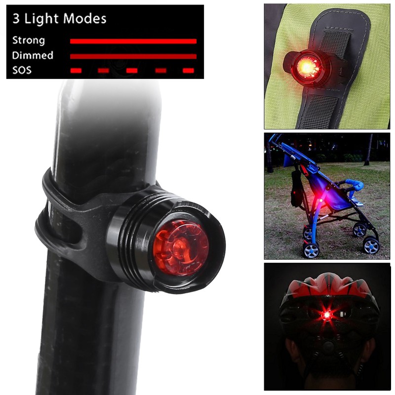 Waterproof High Bright Bike Bicycle Light USB Rechargeable Headlight Taillight