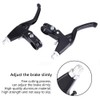 Tbest 1 Pair Bicycle Brake Levers, Aluminum Alloy Bicycle Brakes