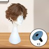 Perfeclan Mannequin Head Foam Display Lightweight Wigs Display Head Multi-Purpose