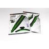 Tankpad 3D Tank Protector Carbon Look Compatible with Kawasaki Z650