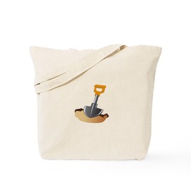 CafePress Landscaping Spade Gardening Tool Tote Bag Reusable Natural Beige Canvas Shopping Bag