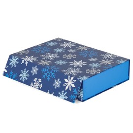 MONDEPAC Christmas Gift Box with Lid 10.8"x7.8"x2.4", Christmas Shirt Box for Gift Packaging,Xmas Gift Wrapping Box for Christmas,New Year,Winter Holiday