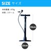 SK-3858 High Pressure Bicycle Pump, English, American Type, 180ips, Long