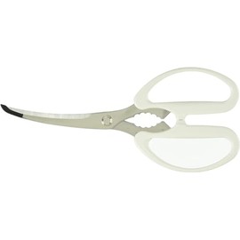 Yoshikawa YJ3195 Kitchen Scissors, Curve, For Hot Plates, Yakiniku Scissors, Made in Japan, Gift Wrapping Specifications