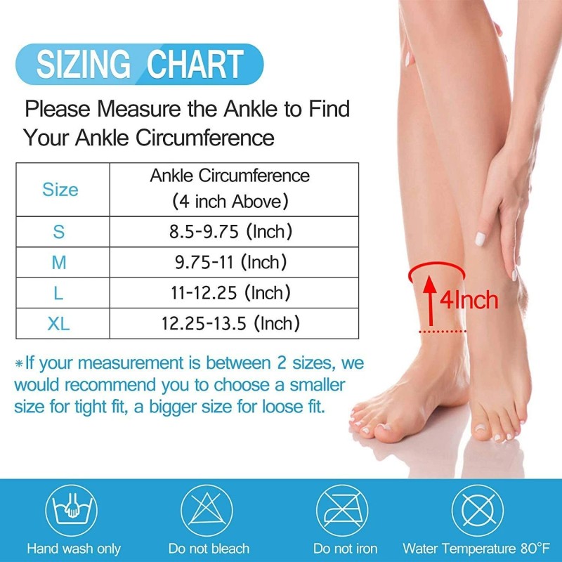 Onedor Protle Foot Socks Soft Ankle Brace Compression Support Sleeve