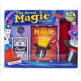 The Great Magic Book & Kit With Scarf, Cards, and Magic Coin