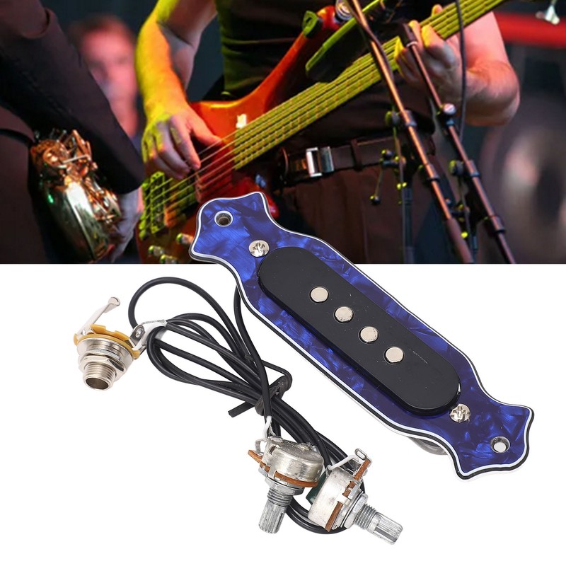 Acoustic Guitar Pickup 4 Strings Copper Coil Guitar Pickup Replacement