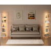 Furnulem 6 Tier Corner Shelf with LED Light, 67.5” Tall