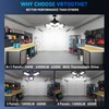 Garage Light 4 Pack - 240W 24000LM 6500K Garage Lights