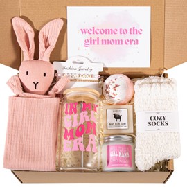 New Mom Gifts, Baby Shower Gifts for Girls, New Mom Gift Basket After Birth, Pregnancy Gifts for First-Time Mom, Expecting Mom, New Mom Care Package After Baby, Postpartum Gifts for Girl Mama