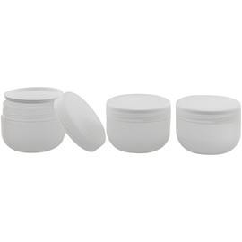 Kosmetex Run Plastic Container 500 ml with Cover Disc Matte Empty 3 x 500 ml