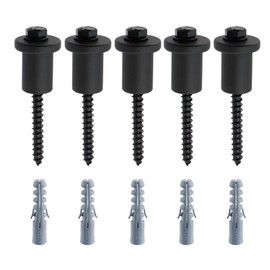 Bitray 5Packs Barn Door Spacers Kit 1.34Inch Barn Door Wall Spacer Barn Door Hardware with lag Bolts