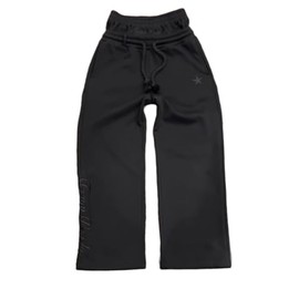 Double Waisted Sweatpants Men Y2k Baggy Sweatpants Drawstring Wide Leg Gym Workout Pants Loose Vintage Grunge Pants (US, Alpha, Large, Regular, Regular, Black)