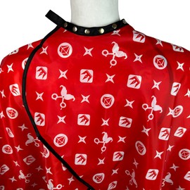 Barber Capes for Men Professional Haircut Capes with Snaps Salon Capes for Stylist -63"*56"(Red)