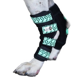 Paw Empire - Pair of Dog Leg Braces, Large Size Breed, Ultra Supportive, Comfortable, Dual Metal Springs, Hind Leg Wraps, Canine Hock Brace for Joint Arthritis, Assists Injury & Sprains