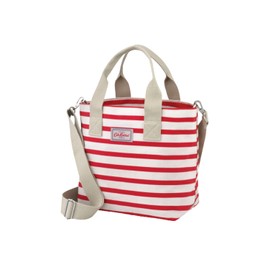 Cath Kidston Breton Stripe Small Tote Red and White CHECK SIZING