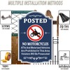 Posted No Motorcycle Prohibits ATVs And Motorized Vehicles Are Prohibited