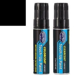 ColorRite Half-Ounce Jar for Buick LeSabre Automotive Touch-up Paint - Black Clearcoat WA8555 - Color+Clearcoat Package