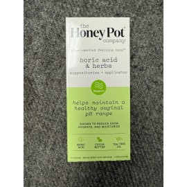The Honey Pot Boric Acid & Herbs Suppositories