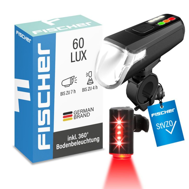 FISCHER USB Lighting Set, Floor Light for More Visibility and