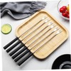 Ciieeo 6Pcs Stainless Steel Fondue Forks Household Dipping Forks with
