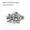 VictorsHome M6 Rivet Nut, 304 Stainless Steel Flat Head Rivnut