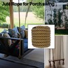 Twisted Manila Rope 1-1/2 Inch x 50 Feet, Nature Jute