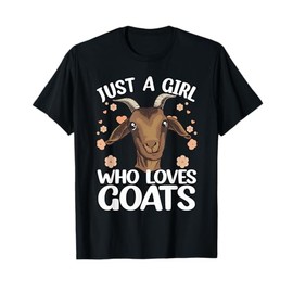 Cool Goat For Women Girls Goat Whisperer Farm Animal Farmer T-Shirt