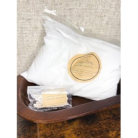 Decorative Wooden Dough Bowl Candle With 16oz of Sand Pearl Wax Scented With Wicks - Custom Neverending Large Refillable Candle (Mahogany Teakwood)