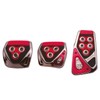 Carmate Car Pedal Set RAZO GT Spec MT-S Carbon Red,