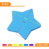 SIMONA Star Shape Sticky Notes 6 Color Bright Colorful Sticky