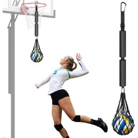 Entrenador de Golpeo de Voleibol, Entrenador de Rebote, Entrenador de Servicio Ajustable, Pelota Deportiva, Salto, Entrenamiento Táctil, Exteriores Herramienta de Práctica Voleibol