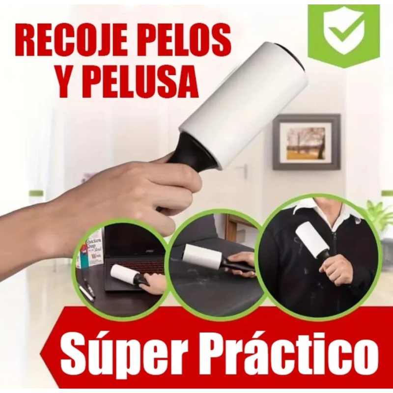 Rodillo Quita Pelusa Pelos Cinta Adhesiva 60 Hojas Ce02 Xsh