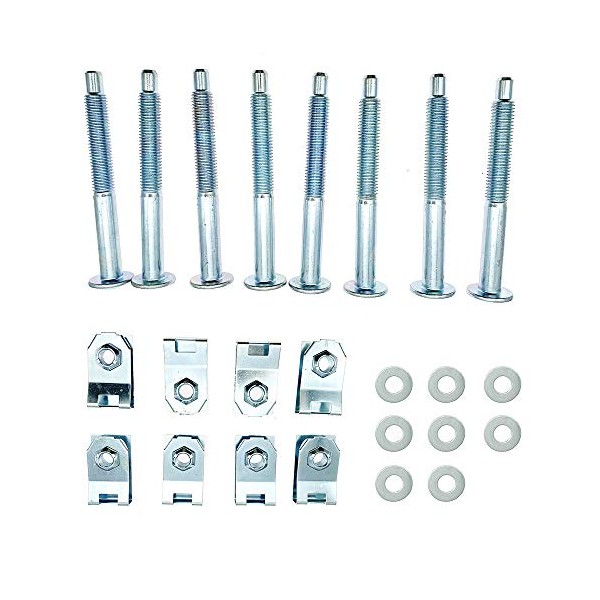 jinauxicon Truck Bed Mounting Bolt Nut Hardware Kit for 1999-2016