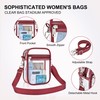 Clear Bag Stadium Approved Clear Purses for Women Stadium Crossbody