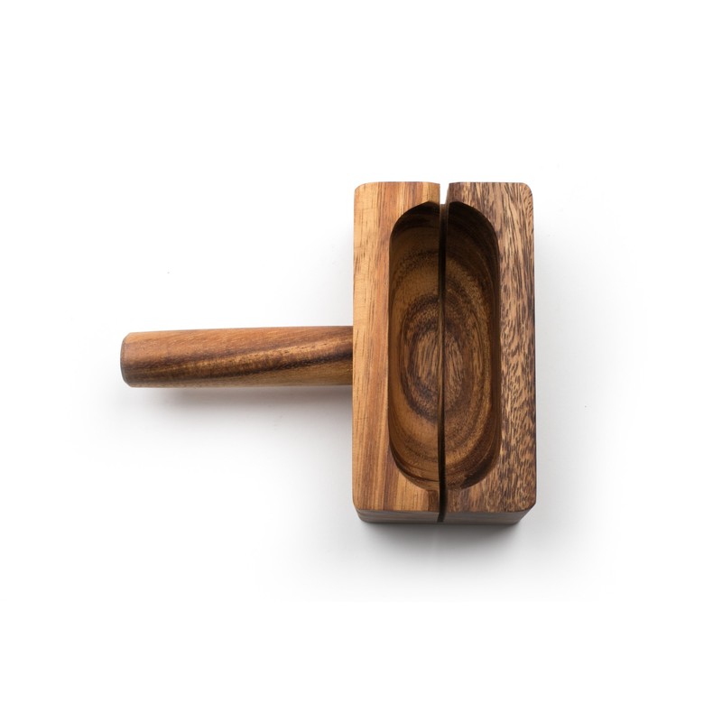 Ironwood Gourmet 28330 Local 338 Bagel Miter, Acacia Wood, 7
