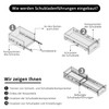 Full Extension Drawers up to 45 kg Telescopic Rail Telescopic