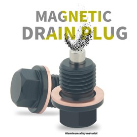 14 * 1.5 Magnetic Aluminum Oil pan Drain Plug for Hyundai Acura Kia Neodymium Magnet Aluminum Bolt