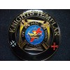 KT3421 York rite [Knights Templar] Alloy Auto Emblem 3 inches Round