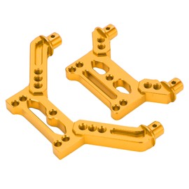 Aluminum Alloy Front and Rear Shock Tower RC Car Upgrade Parts Accessories for SG‑1603 1/16 Remote Control CarYellow